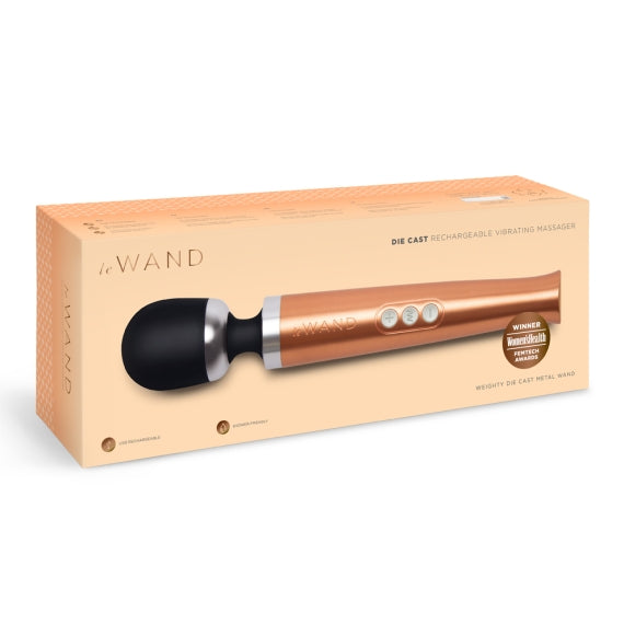 Le Wand Die Cast Rechargeable Massager Rose Gold Vibrator Default Title Electric Massager
