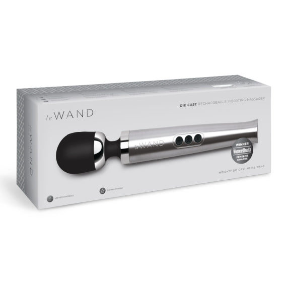 Le Wand Die Cast Rechargeable Massager Silver Default Title Electric Massager