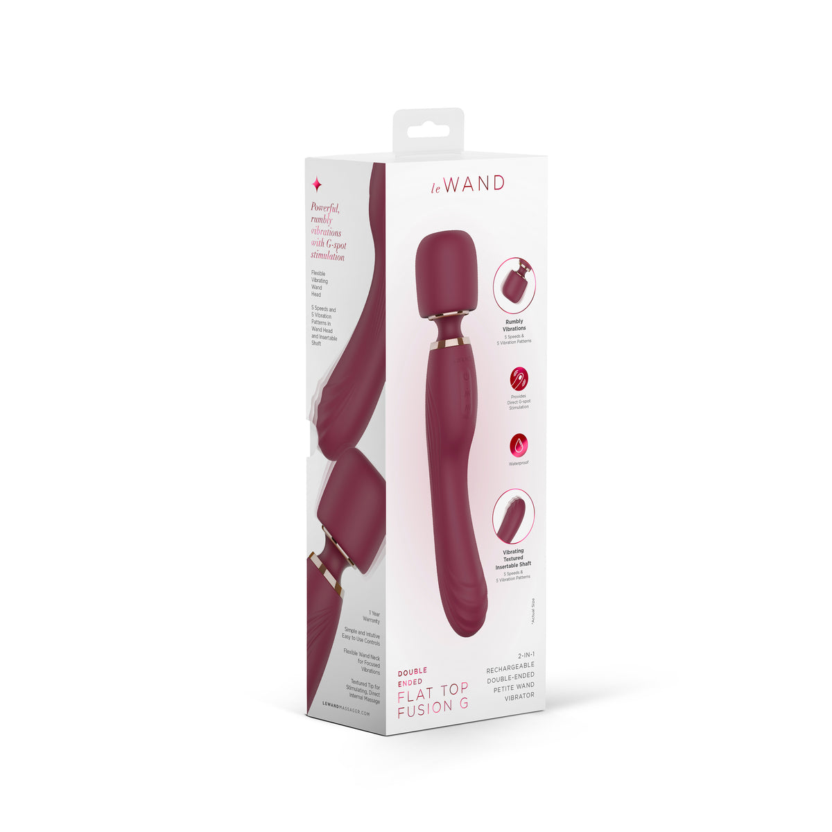 Le Wand Flat Top Fusion G Vibrator for Intimate Pleasure Default Title VIBRATORS-RABBIT