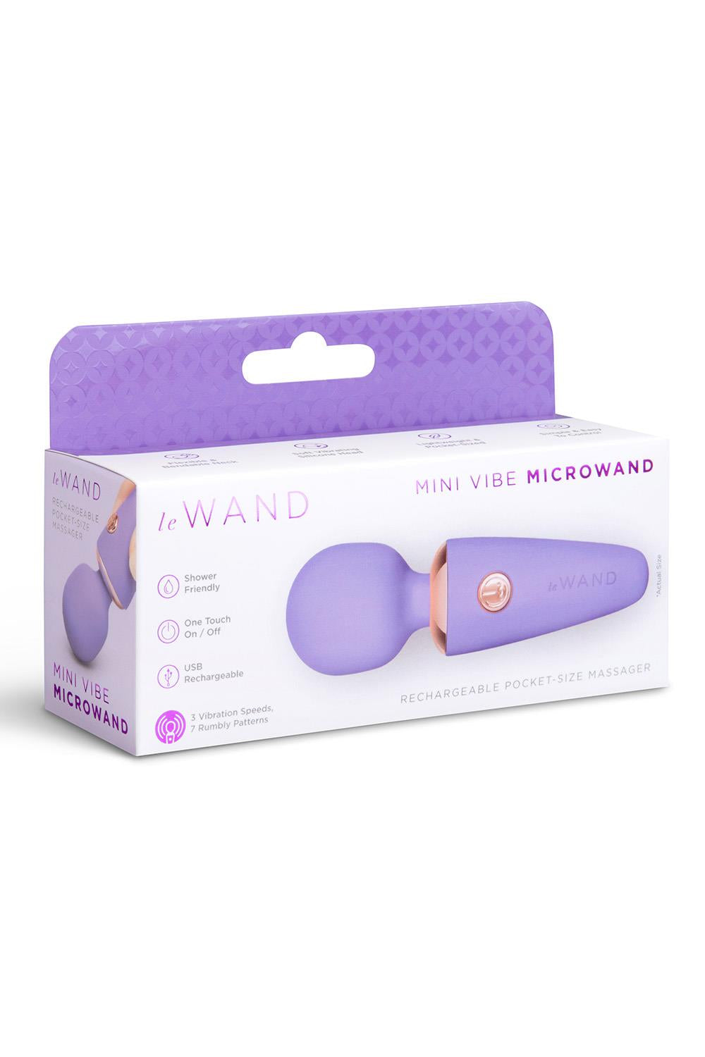 Le Wand Mini Micro Wand (Violet) – Compact Vibrator Default Title VIBRATORS