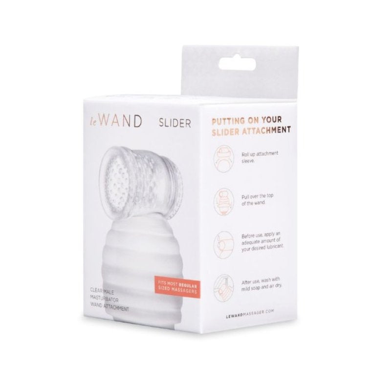 Le Wand Clear Male Masturbator – Transparent Silicone Wand Attachment > Sex Toys > Massage Wands Main image