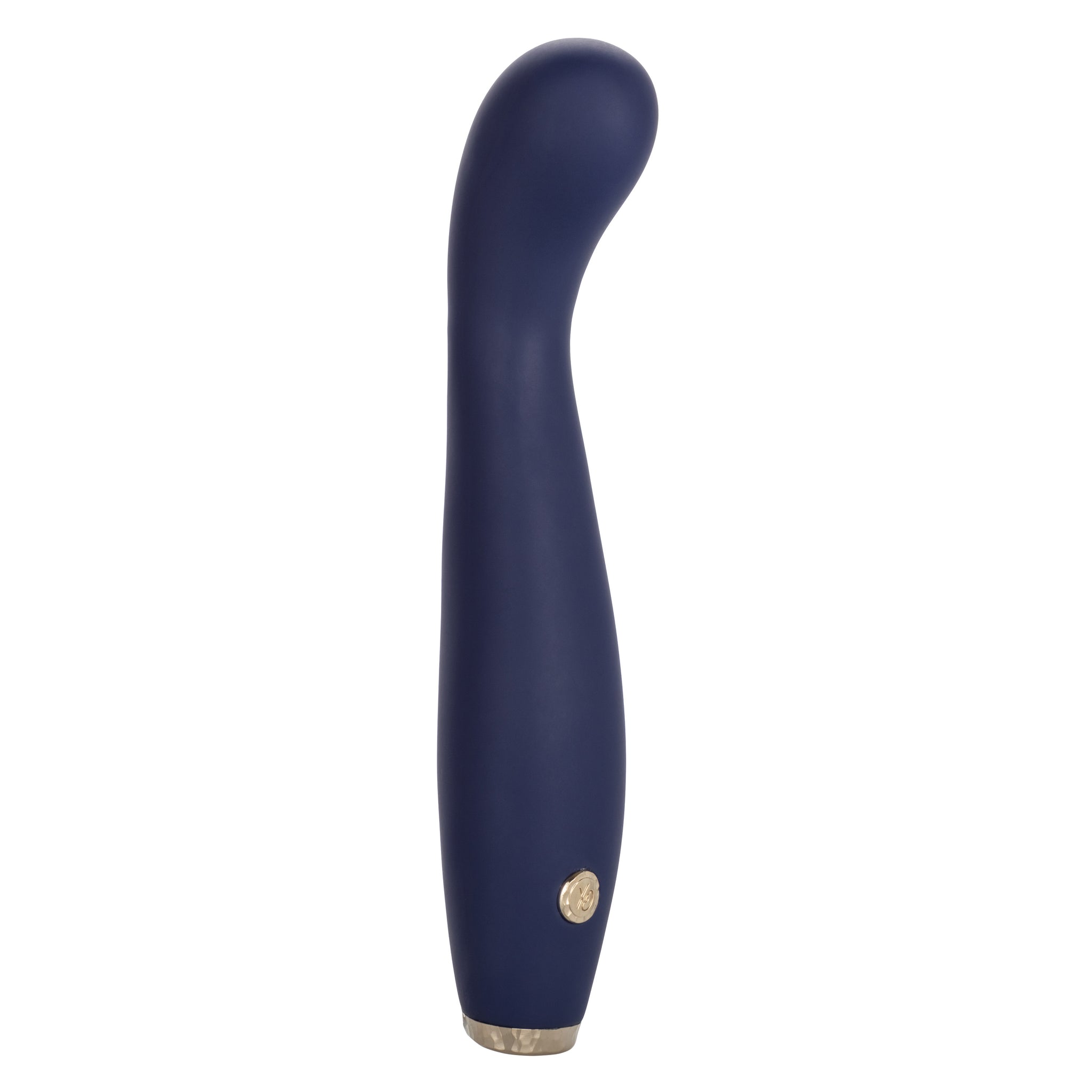 Chic Peony Flexible G-Wand Vibrator with Dual Motors, 10 Speeds, Navy Blue Silicone and Gold Accents > Sex Toys For Ladies > G-Spot Vibrators