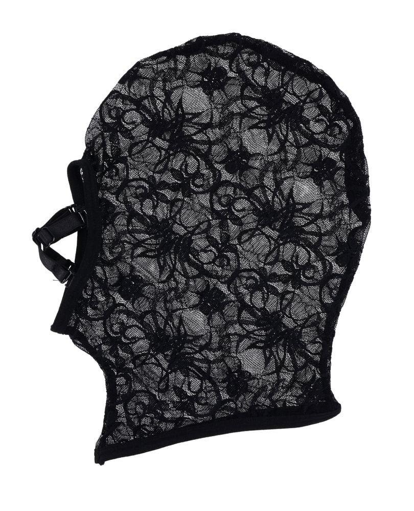 Lace Hush Hood Sheer Erotic Mask Secondary image