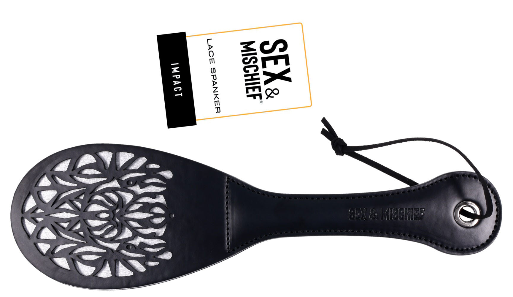 Lace Spanker Paddle 13 Inch PU Leather Bondage Toy Adult > Bondage Gear > Paddles Main image