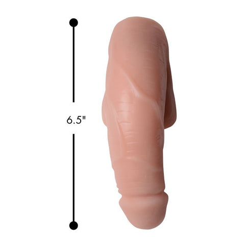 Large Bulge Soft Packer Dildo 7 Inch Light Skin Tone Packers