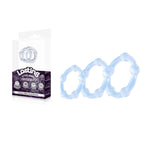 Lasting Love Ring 3 Piece Set - Silicone Cock Rings - Clear > Cock Ring > Sets