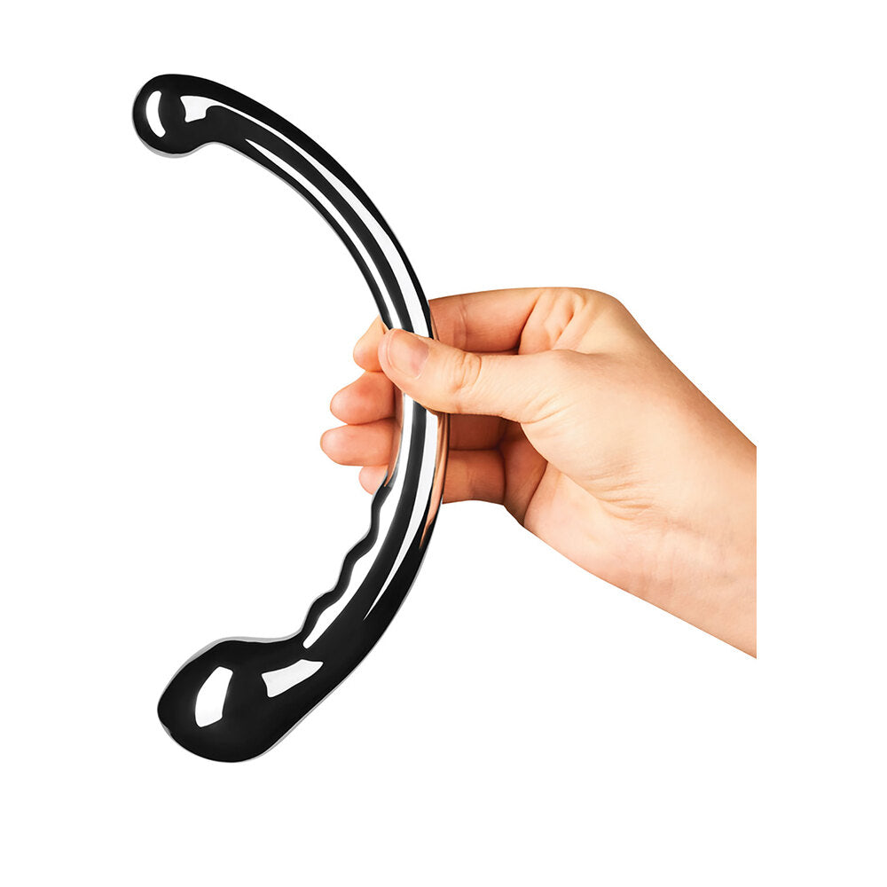 Le Wand Hoop 10.3 Inches Stainless Steel Dildo – Sleek Stainless Steel Dildo > Dildos > Double Dildos