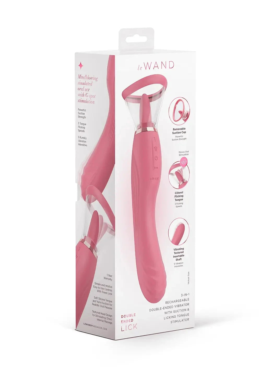 Le Wand Lick Oral Stimulator Vibrator > Sex Toys For Ladies > Clitoral Vibrators and Stimulators
