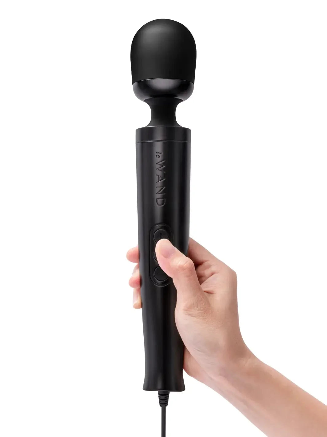 Le Wand Diecast Plug-In Massager Black Corded Metal Body with 10 Speeds and 20 Vibration Patterns > Sex Toys > Massage Wands