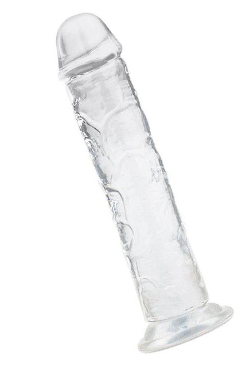 Lester 7.5" Dong Clear with Suction Base > Dildos > Realistic Dildos Main image