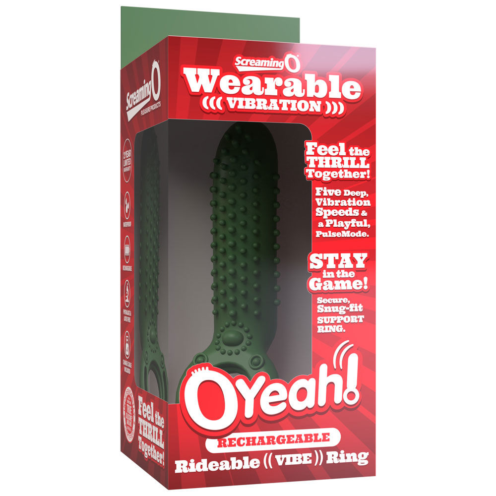 Oyeah Rechargeable Silicone Rideable Vibe Ring – Premium Silicone Vibrating Ring > Cock Ring > Vibrating