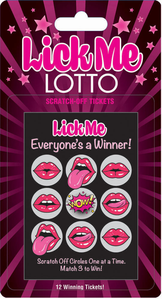 Lick Me Lotto Naughty Scratcher – Erotic Game Sex Toy Gag Gifts & Novelties