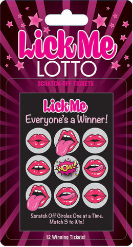 Lick Me Lotto Naughty Scratcher – Erotic Game Sex Toy Gag Gifts & Novelties