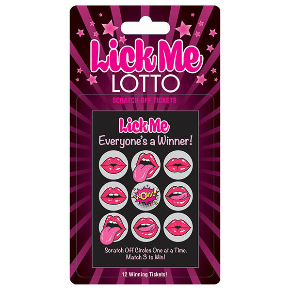 Lick Me Lotto Naughty Scratcher – Erotic Game Sex Toy Gag Gifts & Novelties