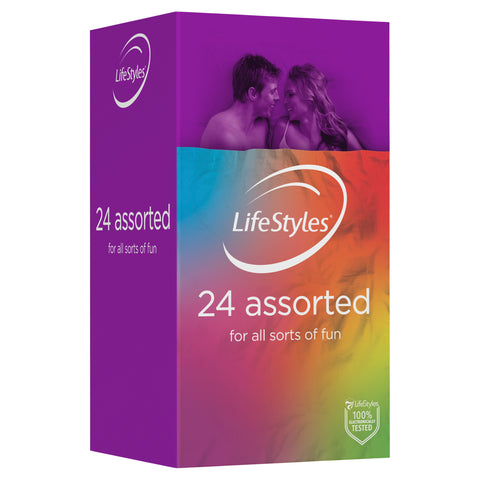 Lifestyles Assorted Condoms Pack of 20 Condoms