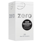 LifeStyles Zero Condoms – Uber Thin Lubricated Condoms 20 Pack > Essentials > Condoms