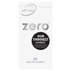 LifeStyles Zero Condoms – Uber Thin Lubricated Condoms 20 Pack > Essentials > Condoms