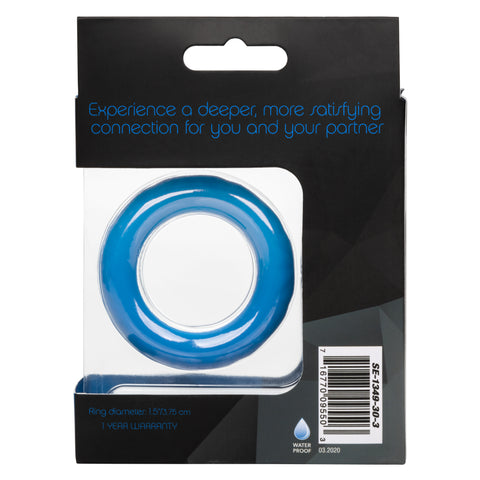 Link Up Ultra-Soft Max Neon Blue Silicone Enhancer Ring COCK RINGS