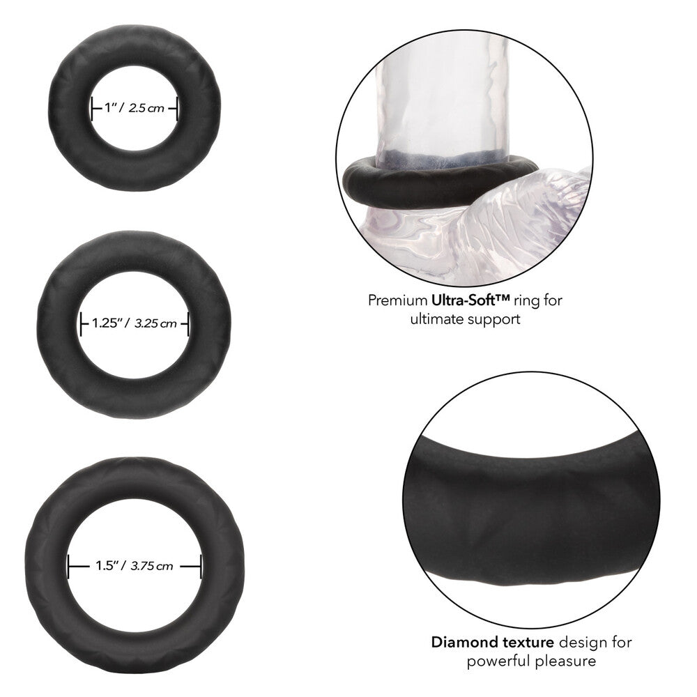 Link Up Ultra Soft Supreme – Stretchy Cock Ring Set Secondary image