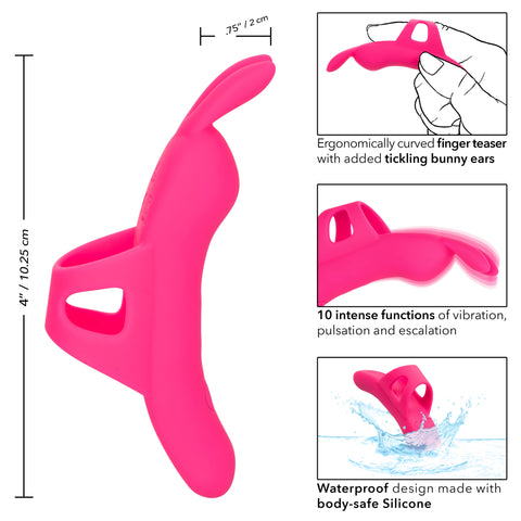 Neon Vibes The Flirty Vibe Finger Teaser Finger Stimulator