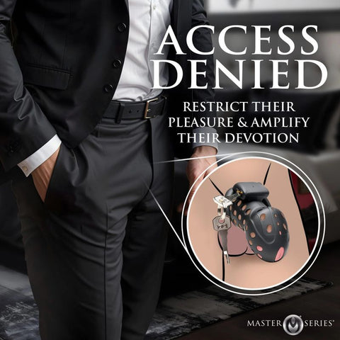 Lock Down Chastity Cage for Men Adjustable Size with Secure Locking Mechanism Cages
