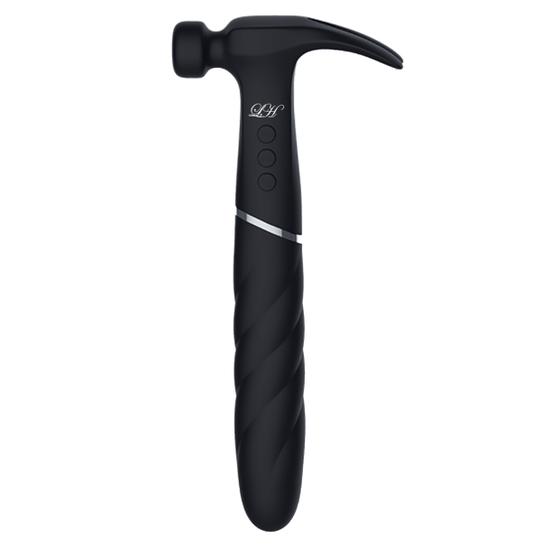 Love Hamma Round Tip Vibrator Black with Powerful Dual Stimulation and Multiple Speeds Vibrators - G Spot