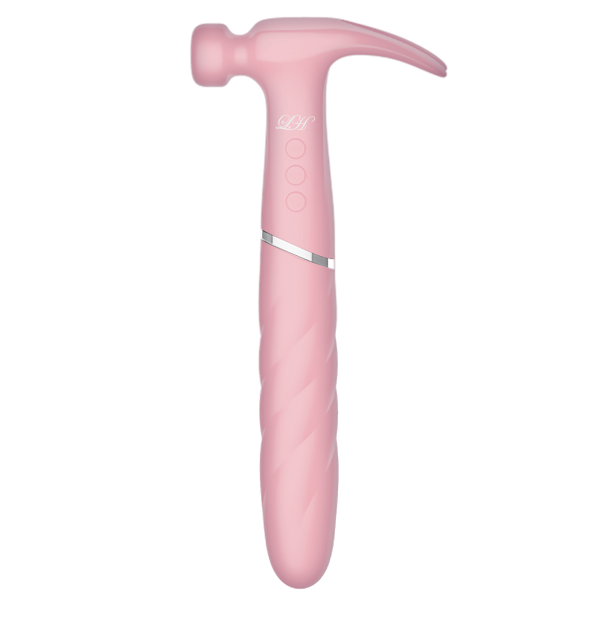 Love Hamma Round Tip Vibrator Pink with Dual Stimulation and Multiple Speeds Vibrators - G Spot