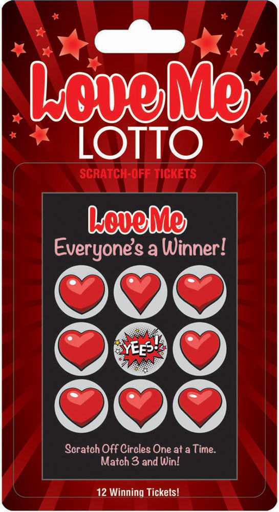 Love Me Lotto Naughty Scratcher – Erotic Scratch-Off Game Set Gag Gifts & Novelties