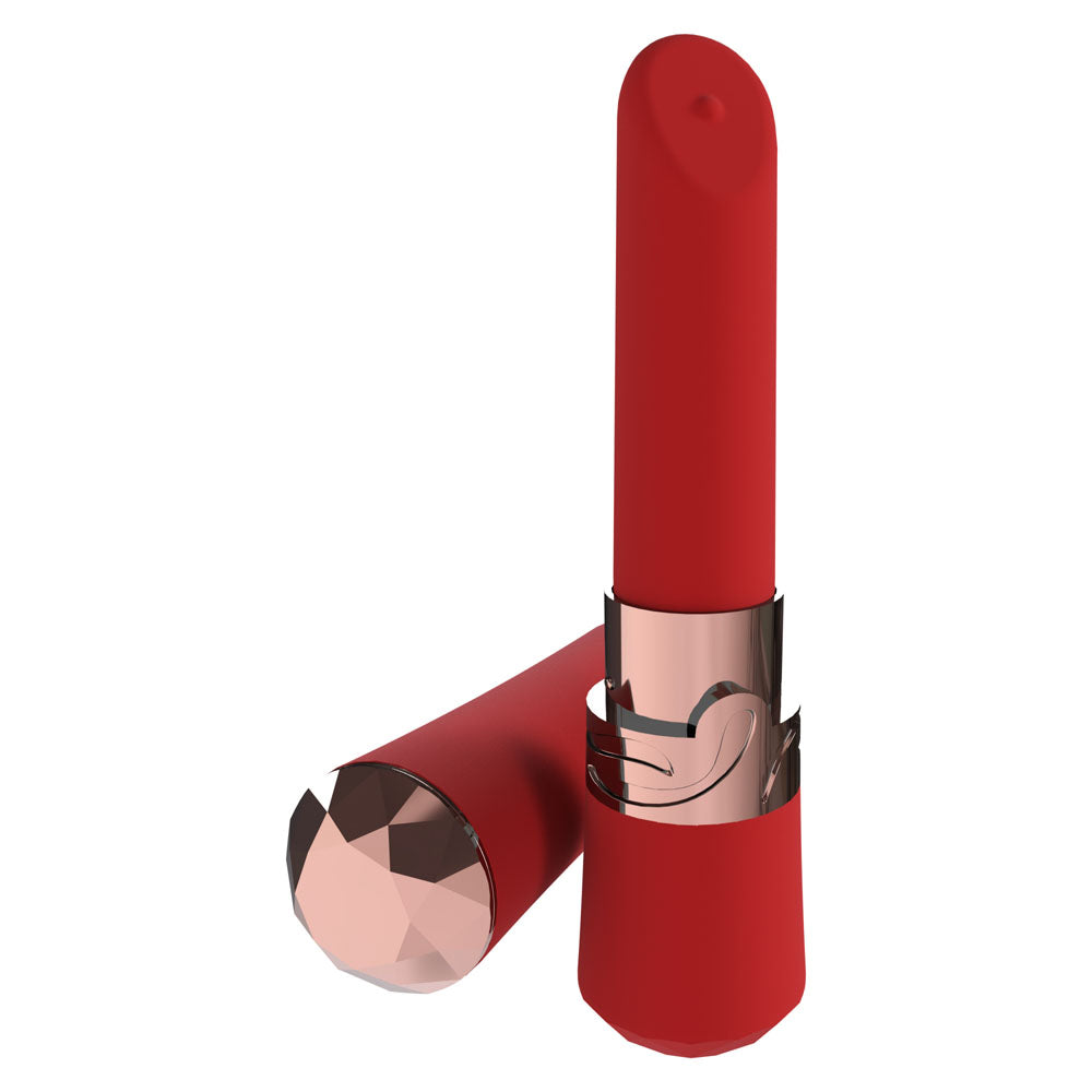 Loveline Dahlia USB Rechargeable Lipstick Vibrator 12.5 cm Discreet Vibrator Secondary image
