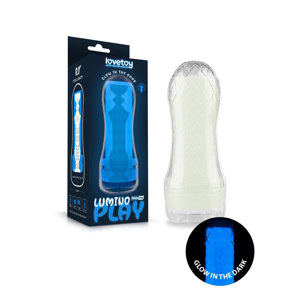 Lovetoy Glow in the Dark Lumino Play – Glow in the Dark Masturbator > Sex Toys For Men > Masturbators > Manual Main image