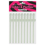 Willy Straws Glow in the Dark 9 Pack – Glow in the Dark Straws > Novelties > Party Supplies