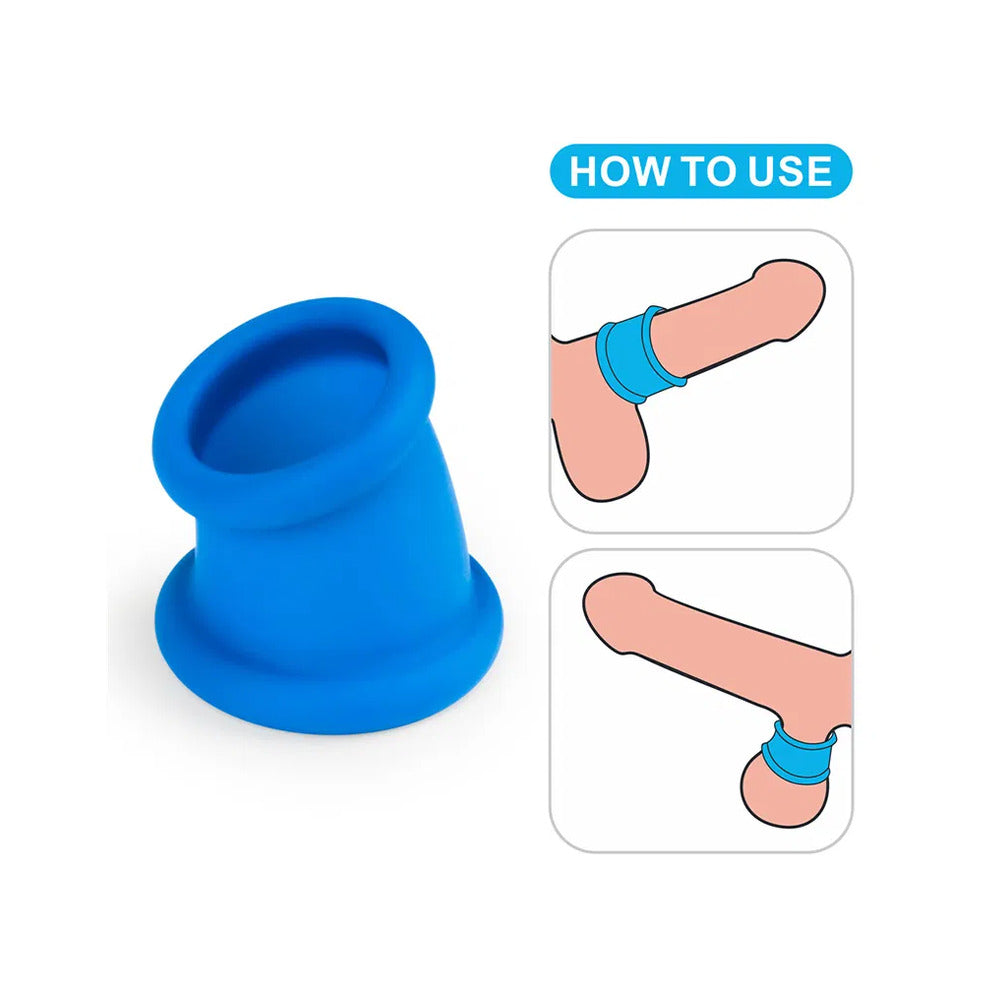 Tapered Squeeze Stretcher – Dual-Function Penis Ring and Ball Stretcher Silicone Device > Sex Toys For Men > Ball Stretchers