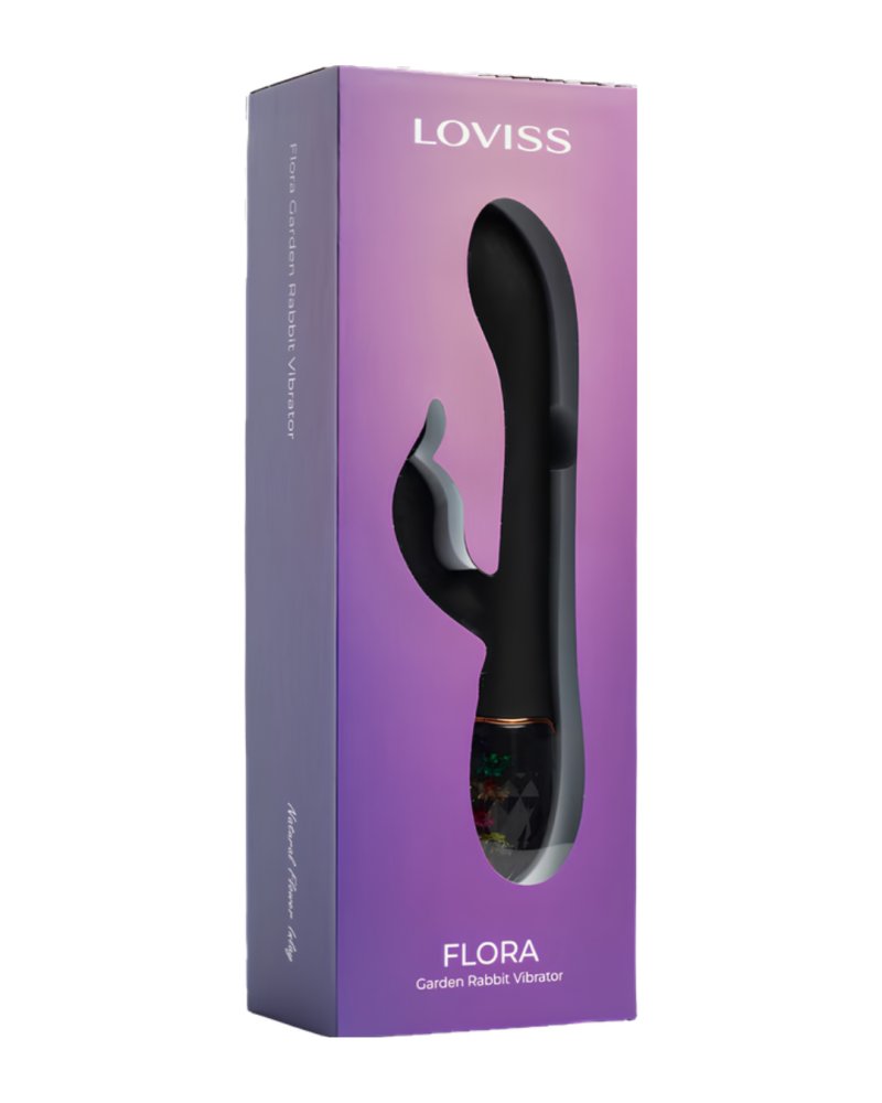 Loviss Flora Garden Dual Stimulation Curved Shaft - Rabbit Vibrator > Vibrators > Ladies > Rabbit