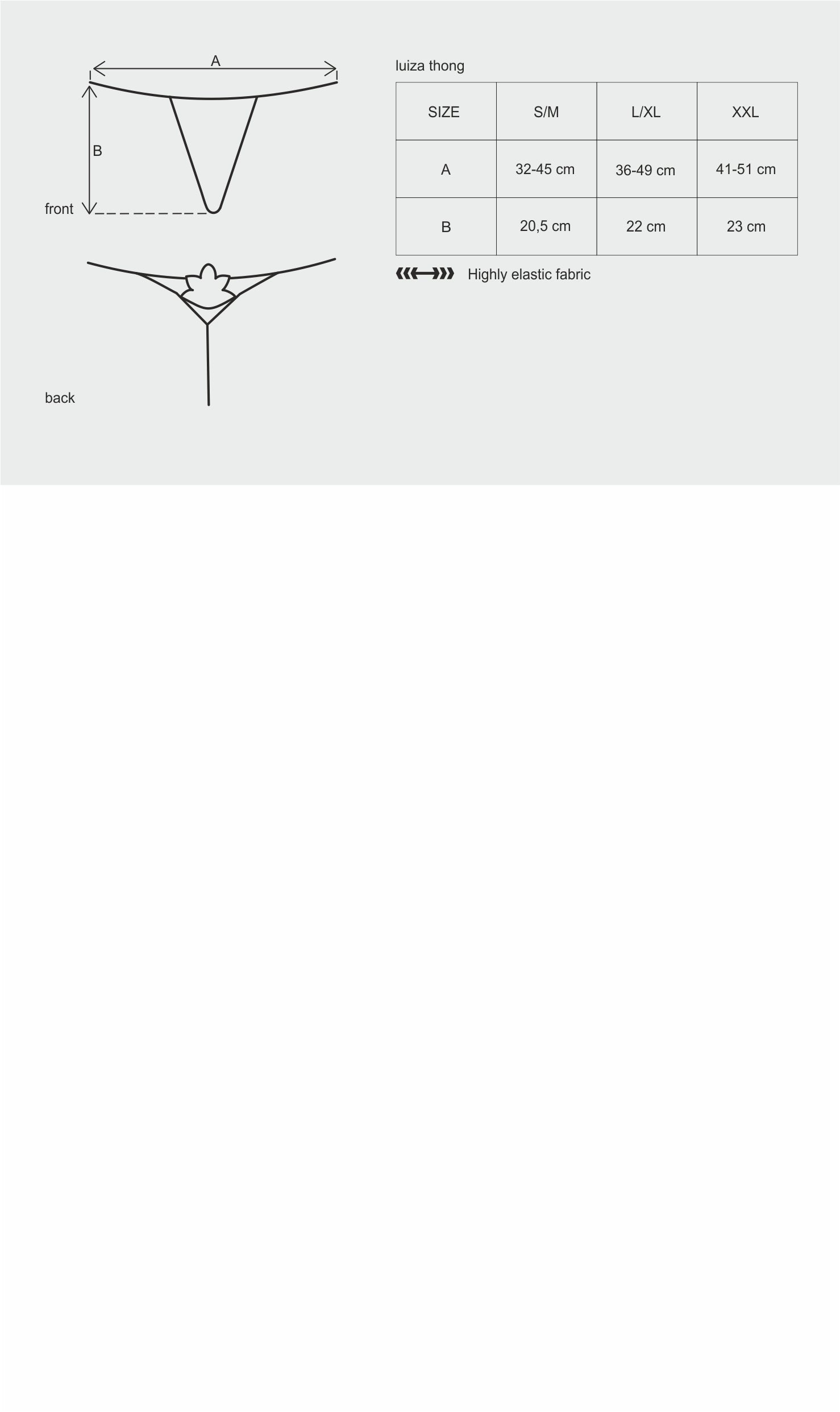 Luiza Black Floral Embroidered Elastic Fabric Thong Panties Panties