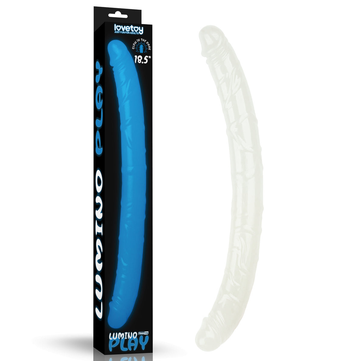 Lumino Play 18.5 Inch Glow in the Dark Double Dildo > Dildos > Double Dildos