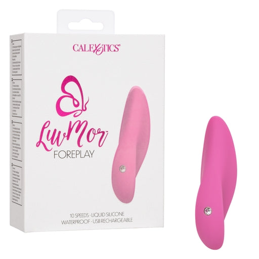 LuvMor Foreplay Pink Liquid Silicone 10 Speed Vibrator > Vibrators > Mini Vibrators