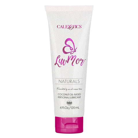LuvMor Naturals Coconut Oil-Based Personal Lubricant 4 Fl Oz 120 Ml White Tube with Pink Cap Speciality Lubricants