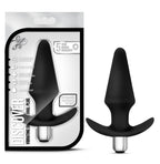 Luxe Discover Black Anal Plug with Vibrating Bullet 4 Inch > Anal Range > Vibrating Butt Plugs