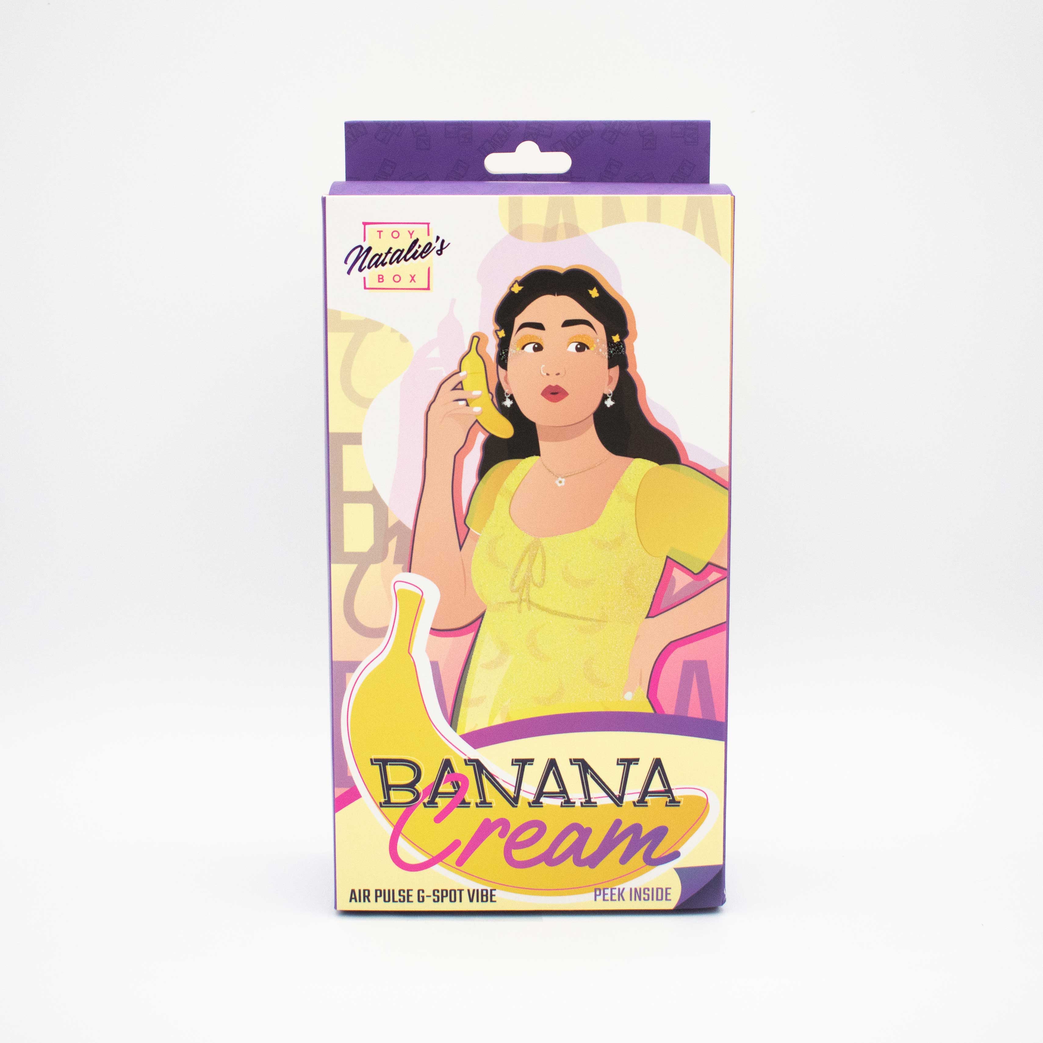 Banana Cream Yellow – G-Spot and Air Pulse Vibrator Yellow > Sex Toys For Ladies > Air Pulsation