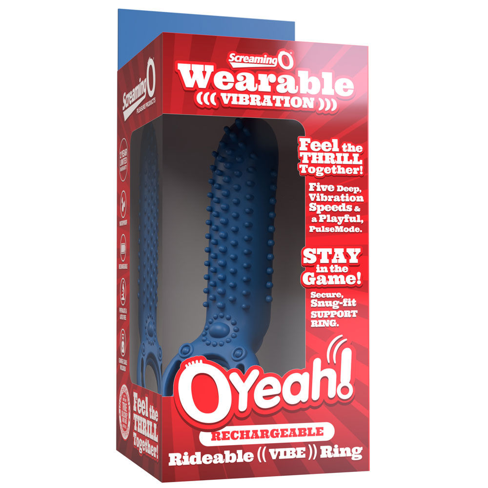 Oyeah Rechargeable Silicone Rideable Vibe Ring – Premium Silicone Vibrating Ring > Cock Ring > Vibrating