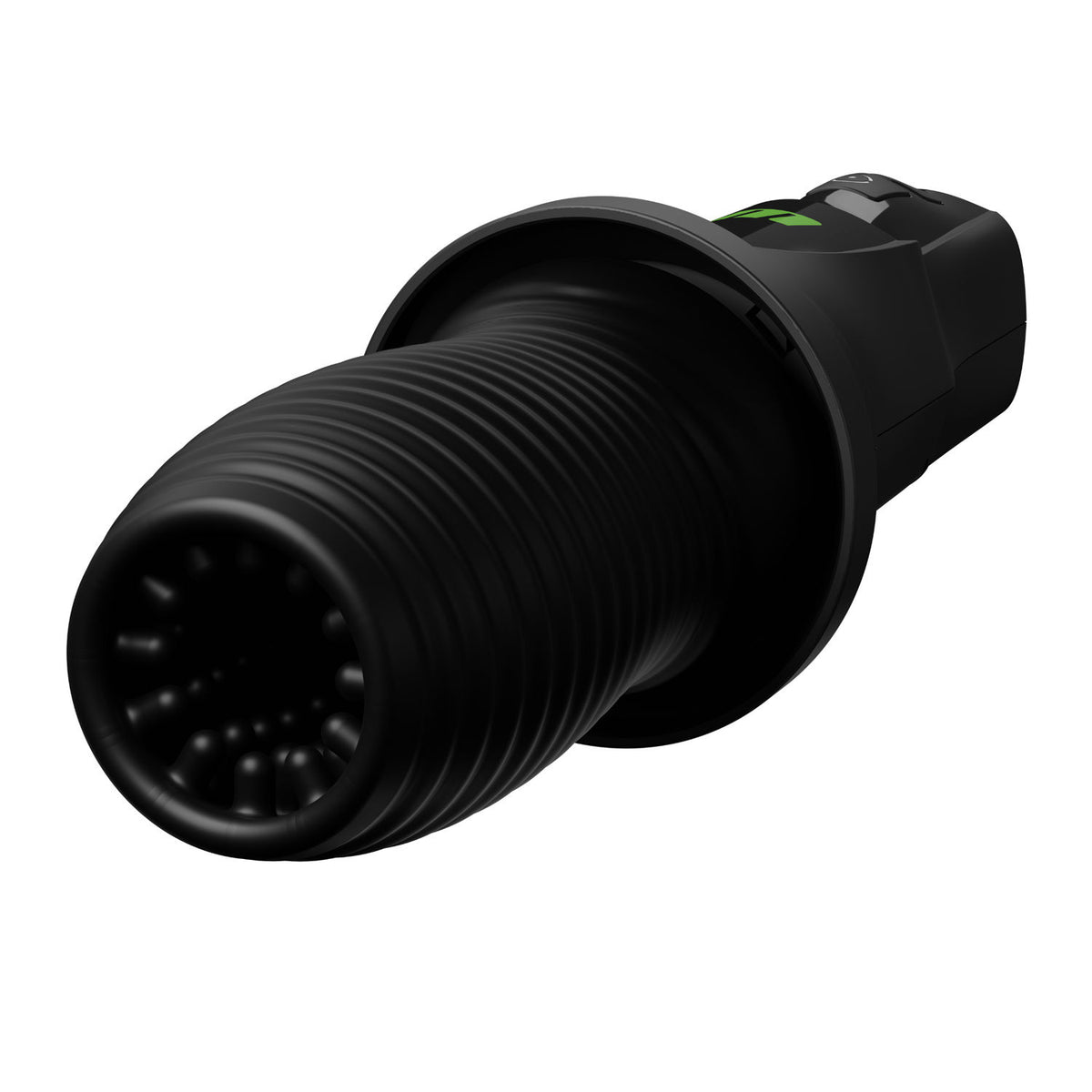 M For Men 3rd Base Oral Stroker Black Ergonomic Handle > Sex Toys For Men > Masturbators > Vibrating