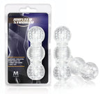 M for Men Master Stroker Clear 6 Inch Pocket Size > Sex Toys For Men > Masturbators > Manual