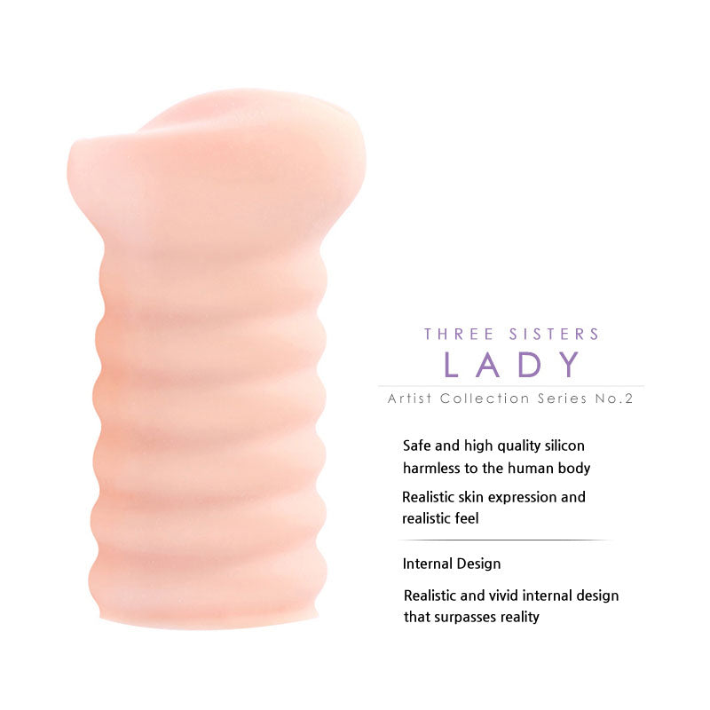 KOKOS Artist Collection Lady Masturbator Three Sisters Series Realistic Silicone Pleasure Device > Sex Toys For Men > Masturbators > Manual