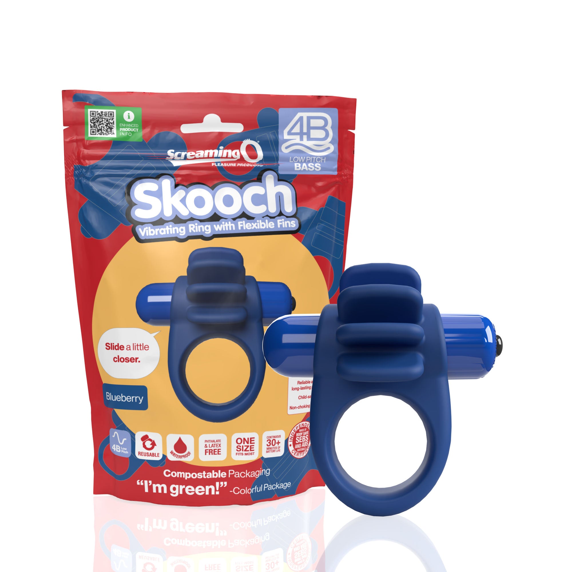 Skooch 4B Low Pitch Bass (Blueberry) > Sex Toys > Couples Toys