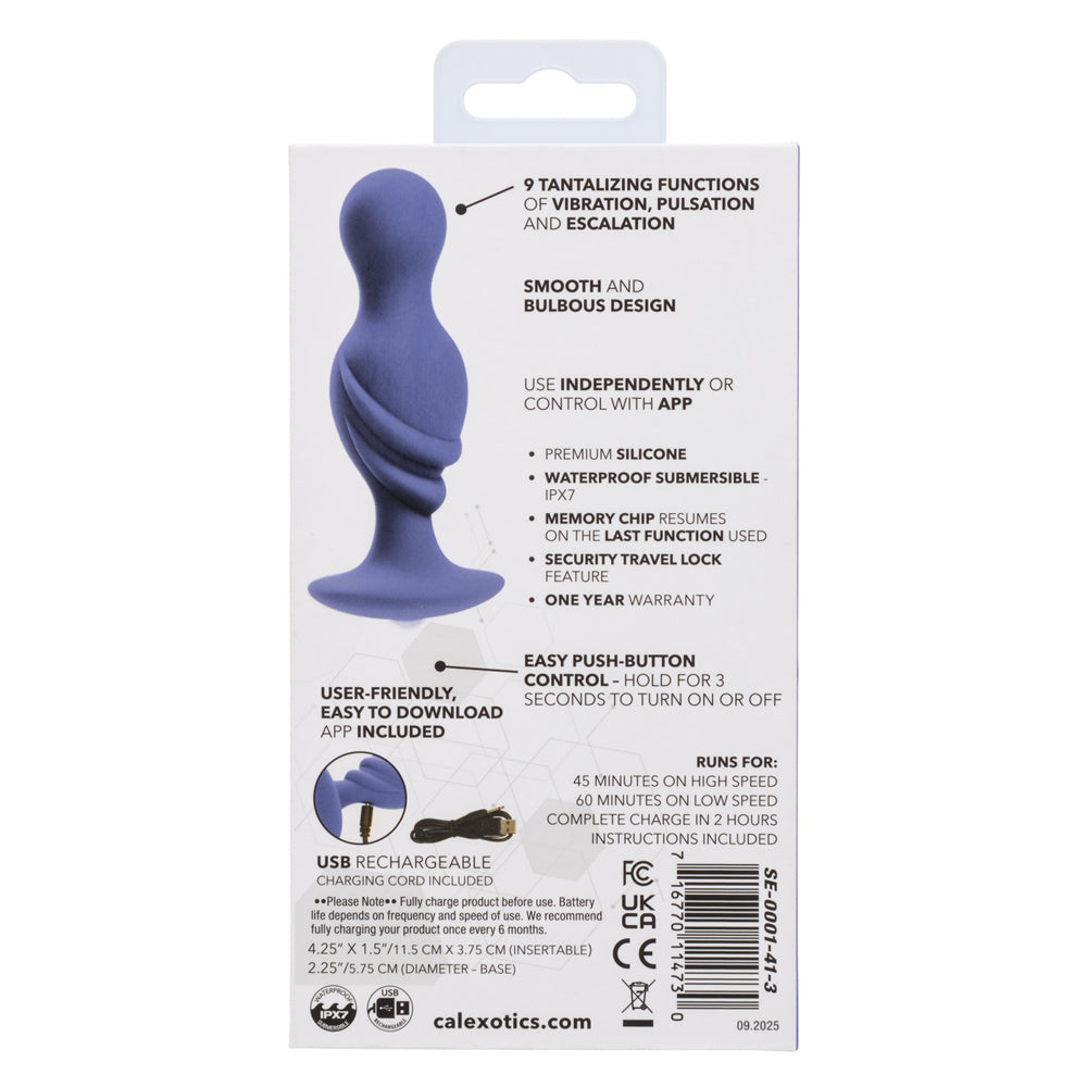 Calexotics Connect Advanced Probe – App-Controlled Textured Probe > Sex Toys > Remote Control Toys