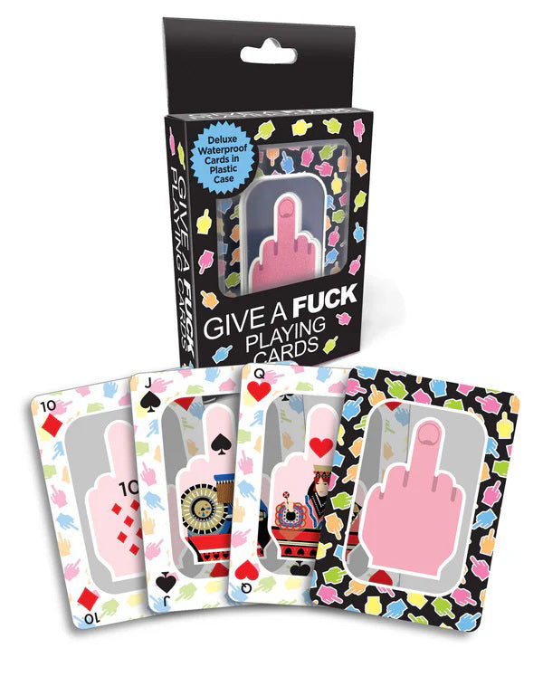 Waterproof Middle Finger Playing Cards > Novelties > Playing Cards Main image