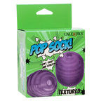 Pop Sock Textured Reversible Masturbator Purple Soft Tight Stretchy Sleeve > Sex Toys For Men > Masturbators Cup