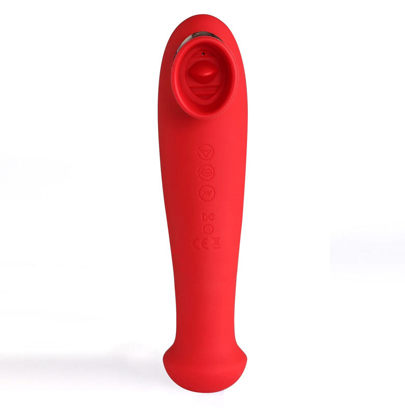 Maia Destiny -  USB Rechargeable Suction Fluttering Tongue Vibrator Wand