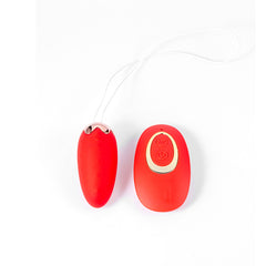 Shortcake - 20-Function Bullet Vibrator with Wireless Remote - Red