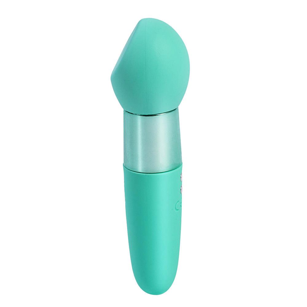 Rina Dual Motor Vibrator - Teal, 13 cm > Sex Toys > Mini Massagers